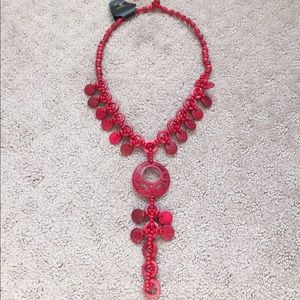 Coconut Shell Woven Necklace